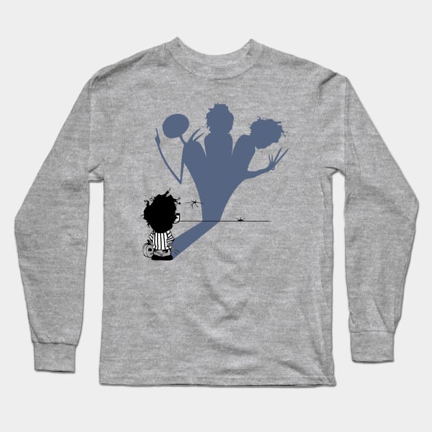 Timmy's Shadow Long Sleeve T-Shirt by WarbucksDesign